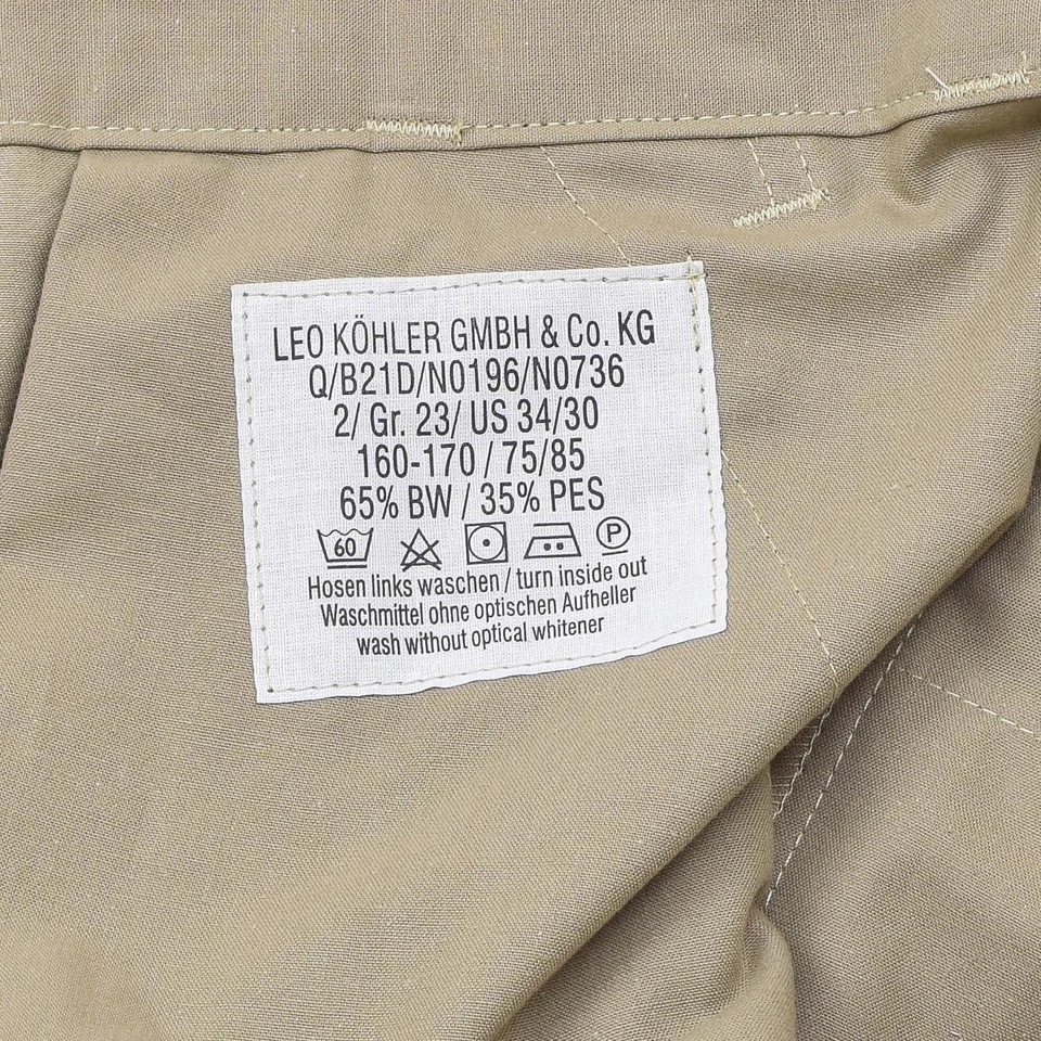 Leo Kohler military tactical field pants Tropentarn camo hiking cargo trousers - Image 4 of 4