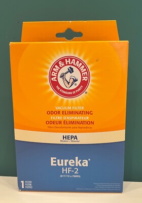 ARM & Hammer Eureka Filter HF-2 (61111C & 70092) NEW Odor Elinating