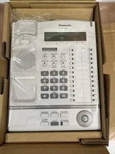 Panasonic KX-T7630 Digital display Hybrid phone WHITE *New original box*