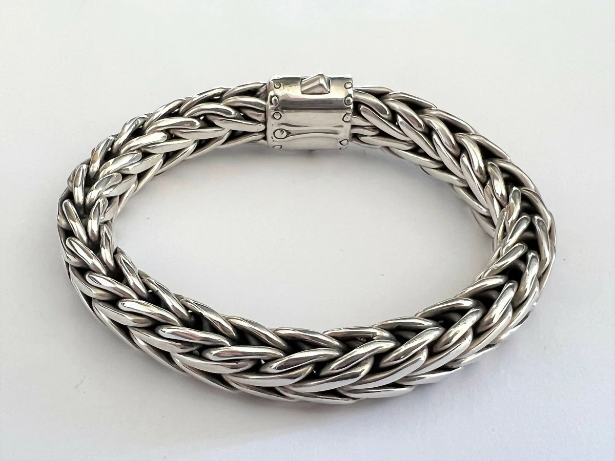 Ebay mens sterling cheap silver bracelets