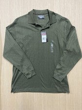 NWT Architect Polo Shirt Mens Size M Long Sleeve Soft