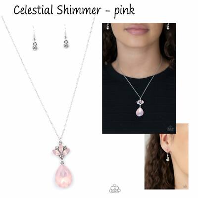 Paparazzi ~ Celestial Shimmer IRIDSCENT PINK  Necklace  NEW RELEASE 2021 