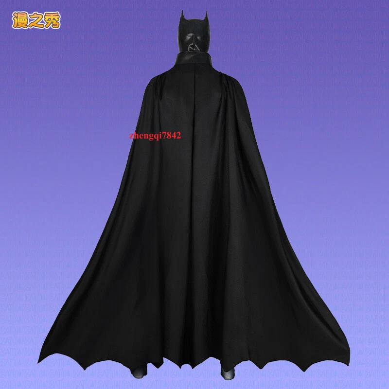 Batman 2022 Bruce Wayne Adulto Cosplay Conjunto Hombres Mono Disfraz Casco Nuevo Foto 2 de 4