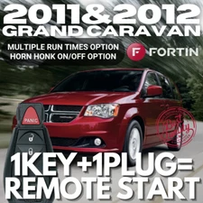 2011 & 2012 GRAND CARAVAN 100% PLUG'N Remote Starter Kit