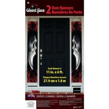 72" Ghost Face Scream Door Banner Set
