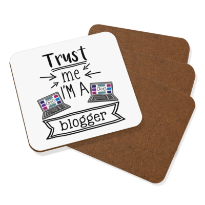 Trust Me I'M A Blogger Untersetzer Getränke Set Mit 4 Lustiger Witz Best Toll