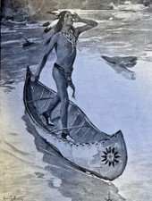 1901 Native American Story Lois Betts Illustrations Awakening of Small Plover