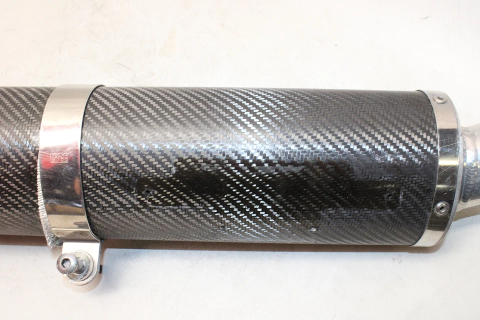 Silenciador de tubo de escape Honda Super Hawk 1000 Vtr1000f 1998 silenciador de lata deslizable Foto 3 de 4