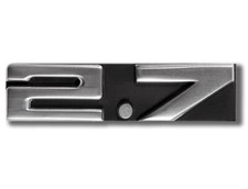 Porsche 911 Silver 2.7 Emblem On Engine Decklid Grille 1973-1974 91155901503 Porsche 911 Silver 2.7 Emblem On Engine Decklid Grille 1973-1974 91155901503