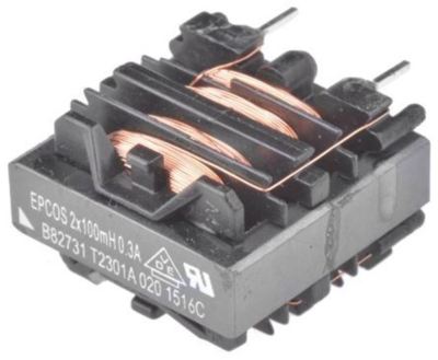 EPCOS 100 mH -30 â? +50 % Ferrit Power Line Choke, Max SRF: 10 kHz, 300 mA IDC, 6.