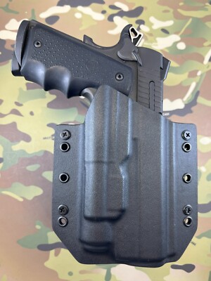 Black Kydex Holster 2011 Double Stack Full Rail 5'' 2011 Streamlight TLR-1