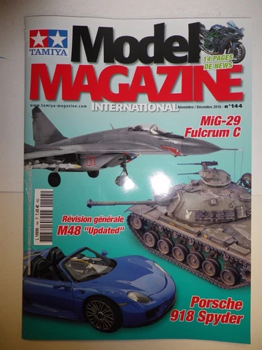 Tamiya Model Magazine No. 144 Bimonthly November/December 2016