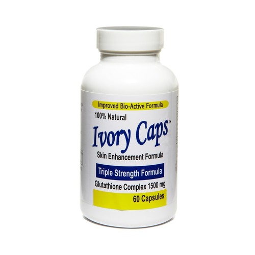 Ivory Caps Skin Whitening Set (System 3) - Glutathione & Vitamin C Pills + Cream - Picture 2 of 4