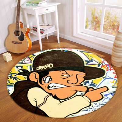 3D Comics Mann Hut NAM436 Spiel Teppich Mat Elegant Foto Teppich Fay