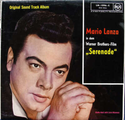 Mario Lanza - Mario Lanza In ''Serenade'' LP Mono Vinyl Schallplatt