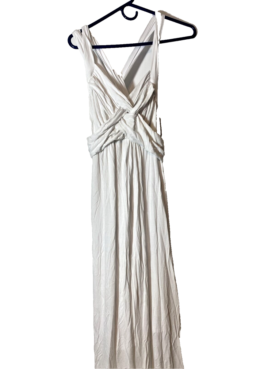 maternity sleeveless maxi dress Angel Maternity Martina Maternity & Nursing Black Sleeveless Bamboo Maxi Dress