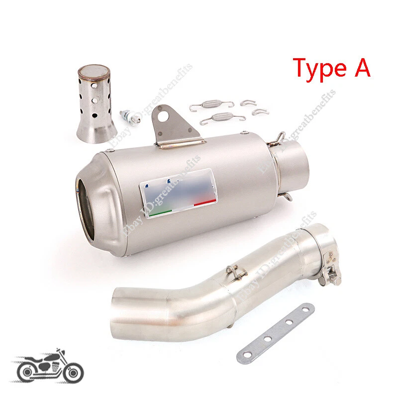 Silenciador silenciador de conexión de tubo de escape medio 51 mm para BMW C650 Sport 2016-2020 Foto 3 de 4