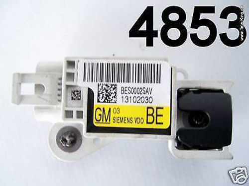 Opel Vectra C Steuergerät Airbagsensor Sensor 13102029
