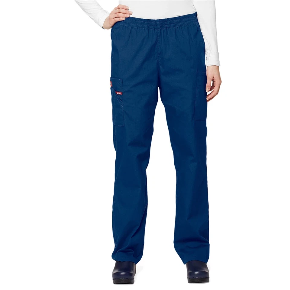 Dickies Women's Scrub Pants - Elastic Waist, Cargo Pockets, Nurse Work Pants - image 3 of 4