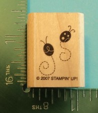 Stampin Up LADYBUGS Rubber Stamp