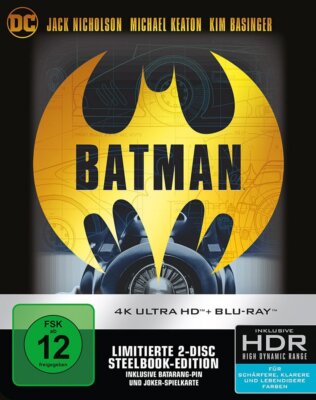 Batman - 4K Ultra HD - Limited Steelbook - (Michael Keaton) # UHD+BLU-RAY-NEU