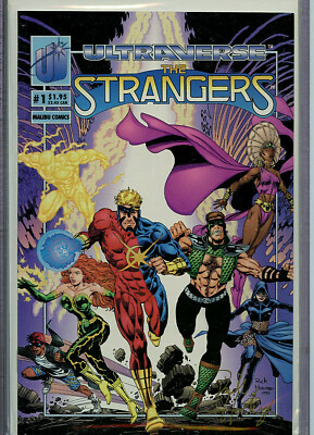 Strangers 1 Signed New 1993 Malibu Comics Ultraverse H34 Ebay