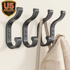 Coat Hooks Wall-Mount Coat Hanger - Wall Hooks for Hanging Heavy Duty,Hold 30...