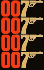 007 JAMES BOND 2" x 3" Fridge Magnet ART MOVIE vintage