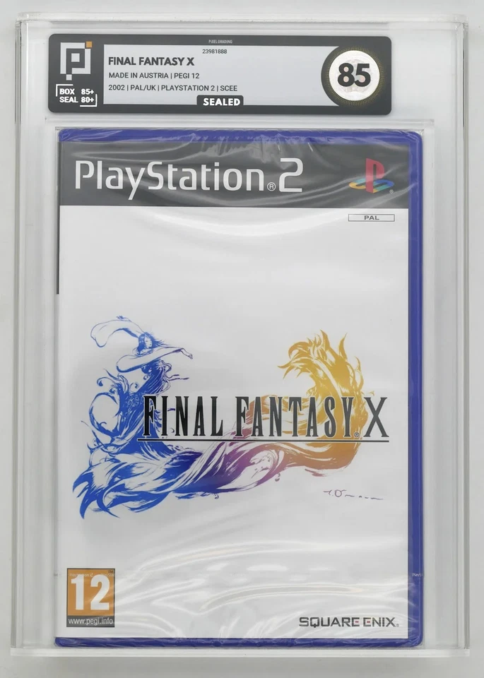 FINAL FANTASY X PAL UK SEALED PIXEL 85 NO VGA WATA