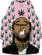 Professional Hair Cutting Barber Cape, Waterproof Barber Cape for Men Polyest...