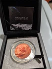 2019 50 years of Moon Landing Mother of Pearl  5 oz Pure Silver Coin
