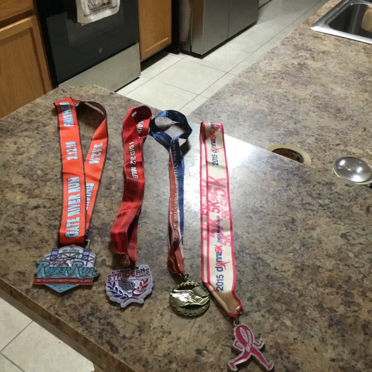 Lot of Florida Marathon Race Finisher Running Medals With