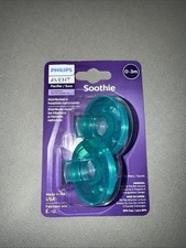 Philips Avent Soothie Pacifiers 0-3m SCF190/01 Green BPA Free Hospital Grade 2pk