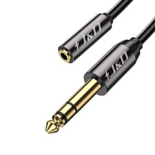 6.35mm 1/4 inch to 3.5mm 1/8 inch Headphone Jack Adapter 15 Feet, Gold Plated...