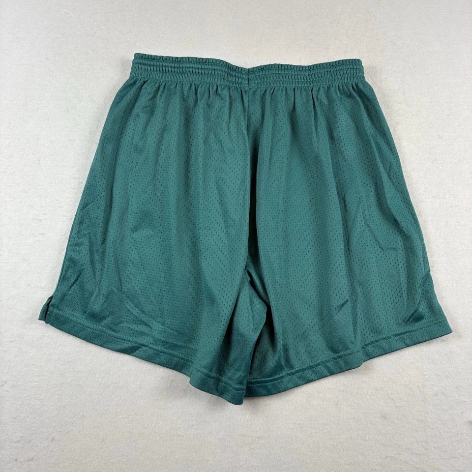 复古 90 年代冠军迈阿密海豚队 NFL 网眼短裤男式 M 绿色蓝绿色 — 第 2/4 张图片