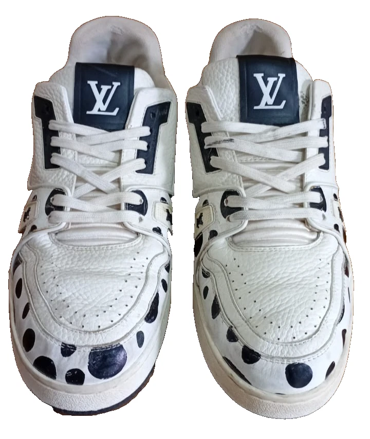 Louis Vuitton X Yayoi Kusama Series LV Sneaker Unisex Teens Rare 10uk,11us,29cm. - Image 3 of 4