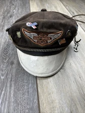 Vintage Harley Davidson Captains Hat 70s/80s