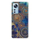 Xiaomi Mi 12 Mi 12X Mandalla Compatible Printed Silicone Case Blue