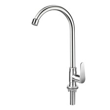 Grifo De Agua Fria De Acero Inoxidable Niquel Cepillado Con Manguera Pro