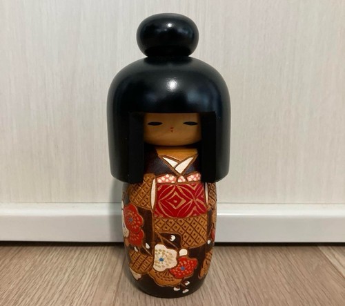 Award-Winning Kokeshi Doll by Hajime Miyashita PM Award Floral Design Japan