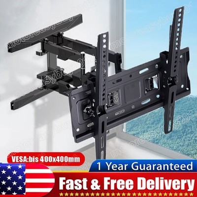 22-65 Inch Full Motion TV Wall Mount Bracket Dual Articulating Arms TV Mount