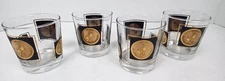 San Diego 200th anniversary 1769–1969 - 7 oz Lot of 4 Rocks Cocktail Glasses