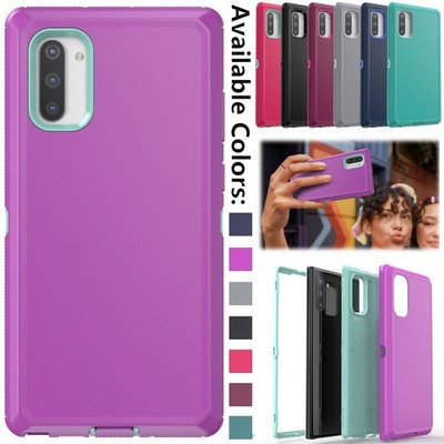 For Samsung Galaxy Note10/Note10 Plus Hybrid Phone Shockproof Rubber Case Cover