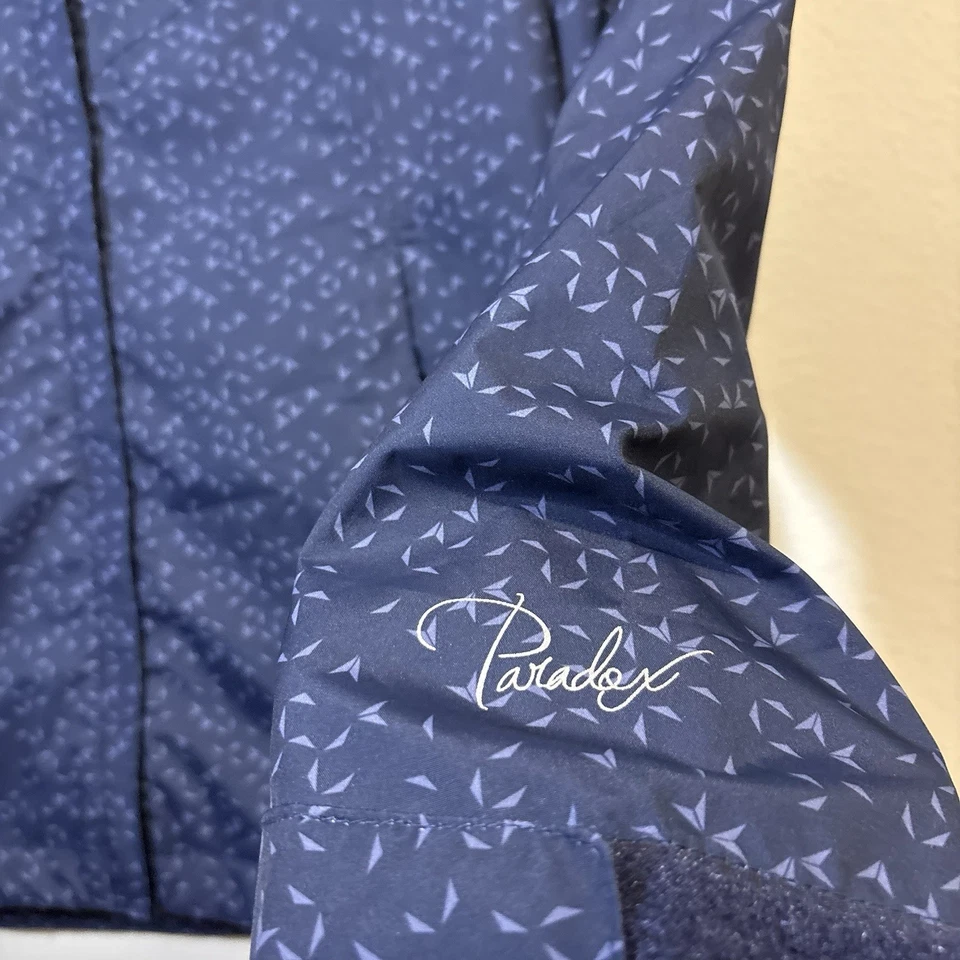 Paradox Men's Waterproof, Wind Proof Breathable Rain Jacket Size Small Navy Blue - Image 2 of 4