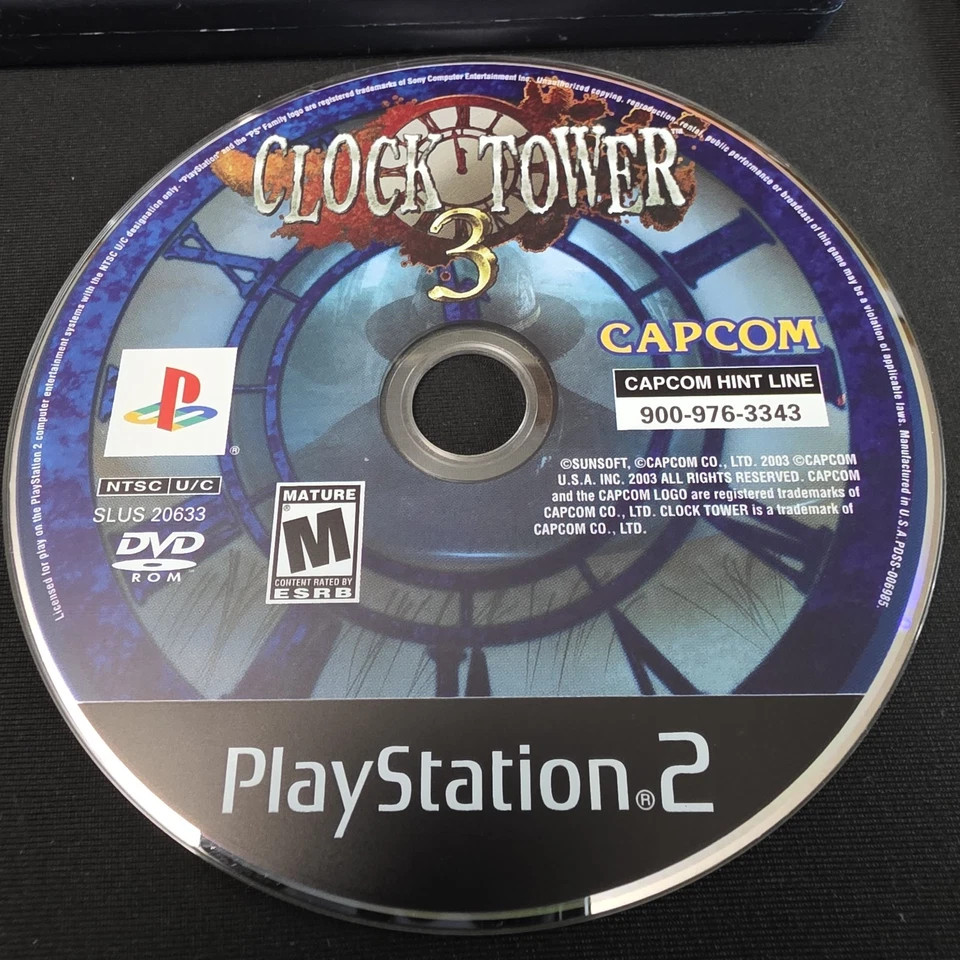 Clock Tower 3 (2003) PlayStation 2 PS2 Horror в коробке в комплекте с проверенным вручную - Изображение 2 из 4
