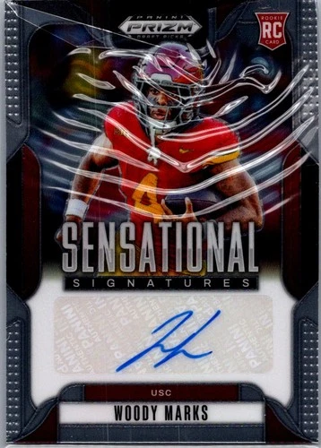 2025 Panini Prizm Draft Picks #SSS-WMS Woody Marks Sensational Signatures USC