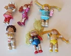 Vintage Cabbage Patch Doll Posable Figurines (Lot Of 6)