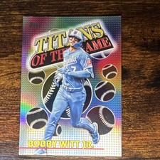 2026 Topps Series 1 Titans of the Game Bobby Witt Jr. TOG-16 Royals silver