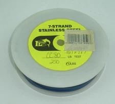 Malin CC80250 Trident 49 Strand Stainless Steel Leader Wire 250 ft. 80 Lb