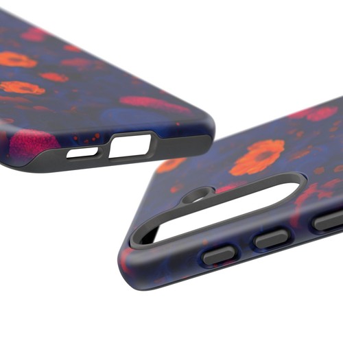 Blue Floral Phone Case, Tough Phone Case, Cute Phone Cover, Unique Gift For Her - 第 170/273 張圖片